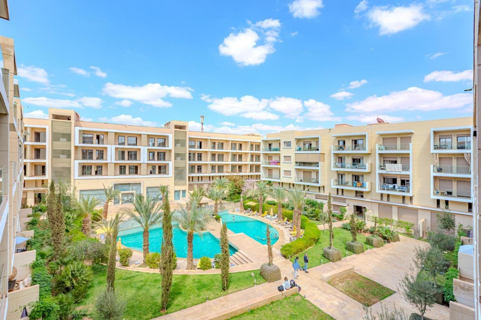 Apartamento Royal Deluxe Gold - Marrakech, Luxe Pool View Marrakesh Exterior foto